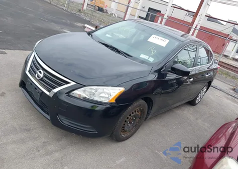 2013 Nissan Sentra Sv z USA, uszkodzony, nr VIN 1N4AB7AP4DN909179